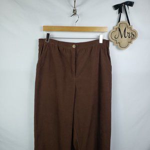 T & Company Vintage Casual Pants Sz 10 Brown